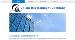 Desktop Screenshot of chismdevelopment.com